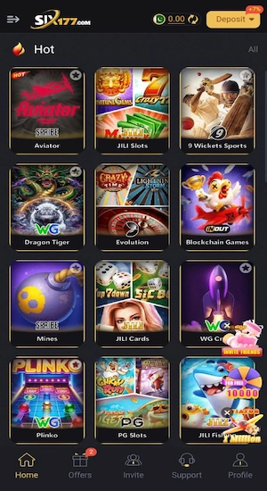 SIX177 Game Center Image 1