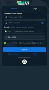 3RR777 Game APK Free Download Real Earning Platform 4