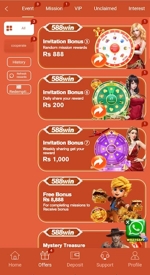 588Win Game Bonuses