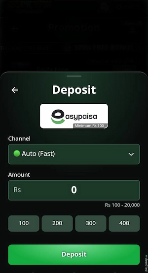 GOPKWIN Game Deposit