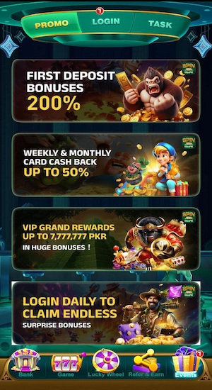 Spin win PK Game Bonuses