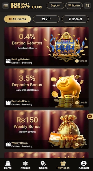 BB98 Game Download Best Pakistani Earning Platform 2026 3 BB98 Game Bonuses