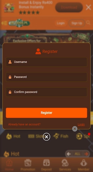 BET888 Game Register