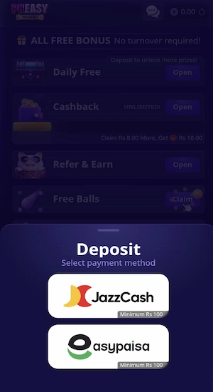 PKEASY Game Deposit
