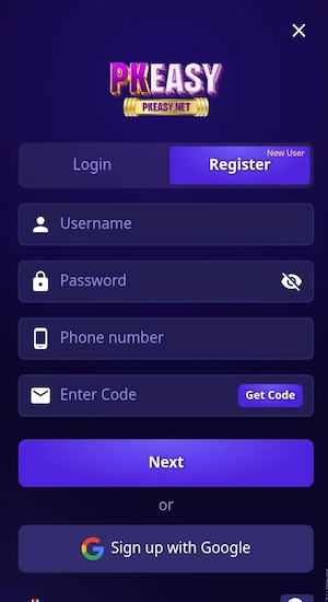 PKEASY Game Register