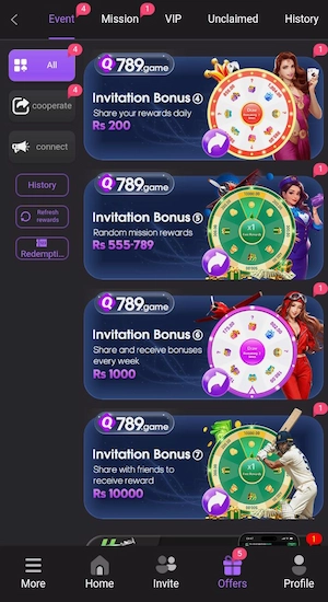 Q789 Game APK Free Download Best Earning App 2026 2 Q789 Game Bonuses