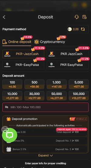 92PK BET Game Deposit