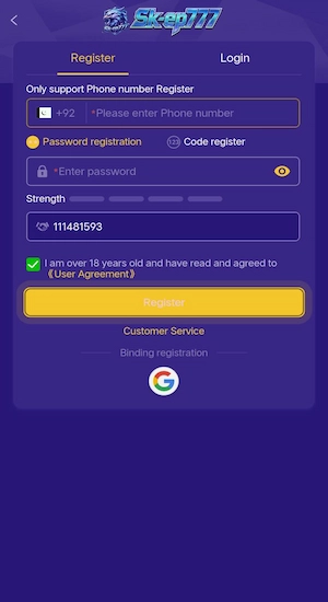 SK EP777 Game Register