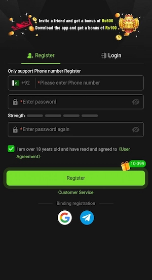 VK999 Game Register