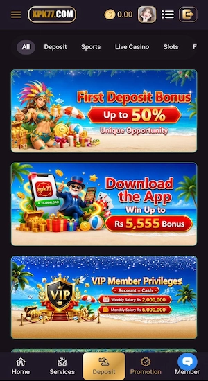 XPK77 Game Bonuses