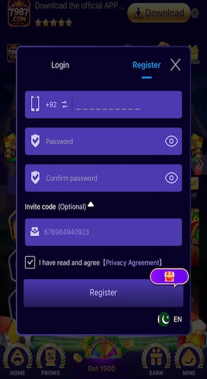 7987 Game Register
