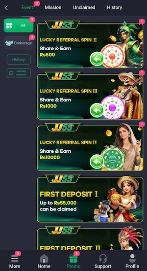 JJ55 Game Download New Version Free For Android 2026 3 JJ55 Game Bonuses