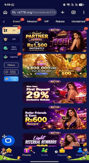 RS778 Game APK Free Download Real Earning Platform 2026 3 RS778 Game Bonuses